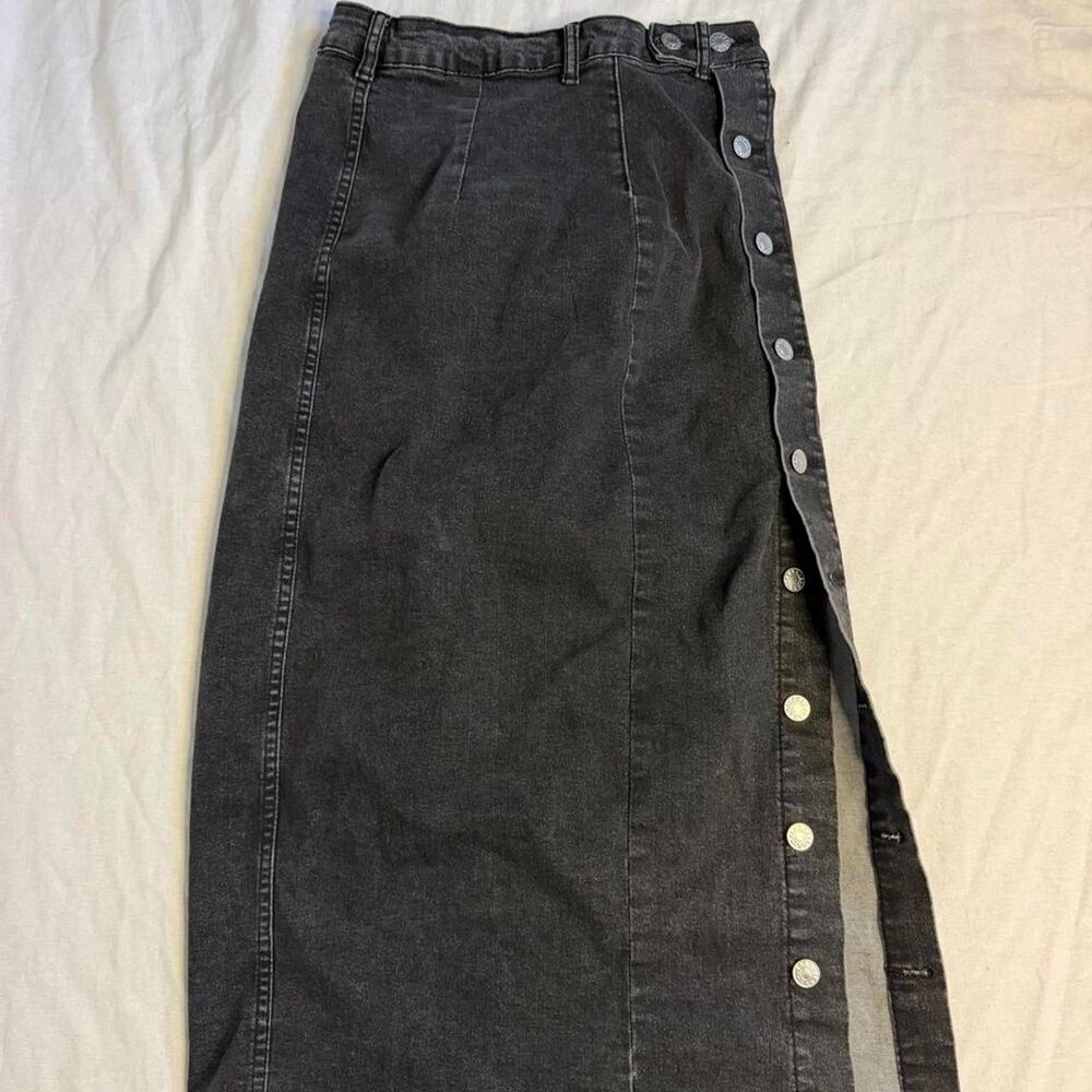 Source-unknown Women's Black and Grey Skirt